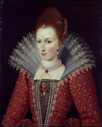 DS83-1030. Portrait of Anne of Denmark