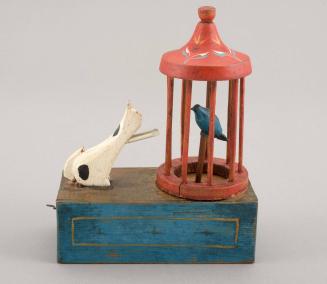 Cat and Bird Crank Toy 1971-863