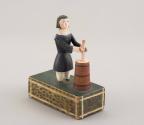 Woman Churning Butter Crank Toy 1979.1200.86