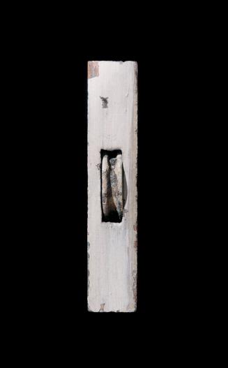 Window sash pulley from Wetherburn's Tavern