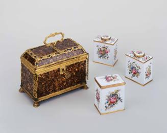 Casket with Tea Canisters and Sugar Box 1981-211