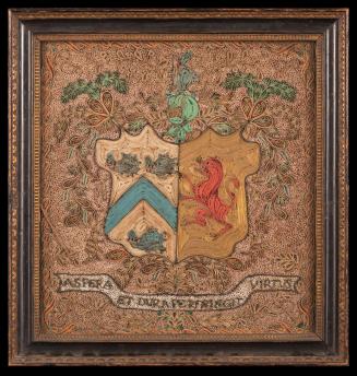 Rolled Paperwork Coat of Arms 1957-153