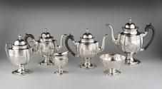 2020-249,2, Teapot shown with 2020-249,1, Coffeepot, 2020-249,3, Teapot, 2020-249,4a&b, Sugar D ...