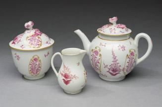 2022-260,1-3, Tea Set- teapot, sugar dish, cream jug