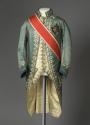 2023-21,1-3, Suit; coat; waistcoat; breeches. Shown with 2023-22 Order of Saint Stanislaus Ribb ...