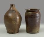 1959.900.2, Jug and 2008.900.1, Storage Jar