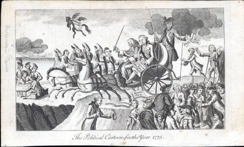 political cartoons 1775