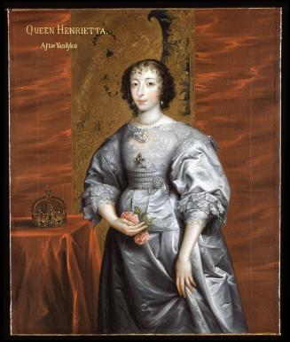 D2009-CMD. Portrait of Queen Henrieta Maria.
