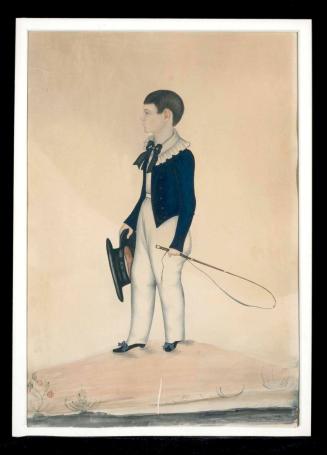 D2009-CMD. Portrait of Boy with Whip.