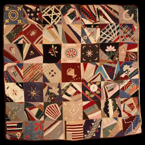 Quilt, Crazy – Works – The Colonial Williamsburg Foundation