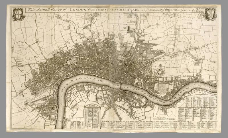 This Actuall Survey of London, Westminster & Southwark is Humbly ...