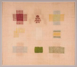 Sampler, Darning, by M. Wigg – Works – The Colonial Williamsburg Foundation