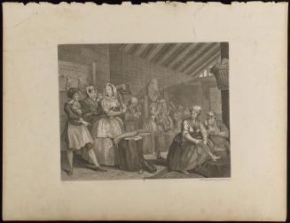 William Hogarth A Harlot's Progress Plate Etching First Created