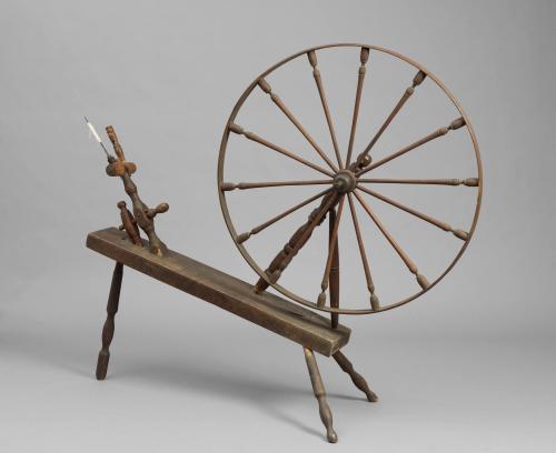 Spinner, spinning wheel, Middle Ages Easter Market, Ronneburg