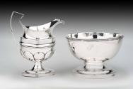 2022-1, Cream Pot. Shown with Bowl 2022-2.
