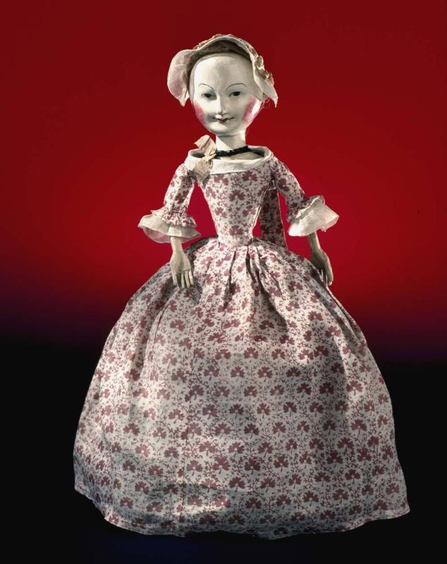 18 Doll Rose Colonial Gown & Hat - The Doll Boutique