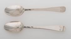 2021-79,1&2, Pair of Teaspoons