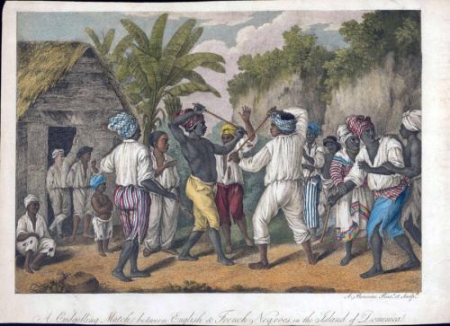 Stick Fighting, Dominica, West Indies, 1779 · Slavery Images